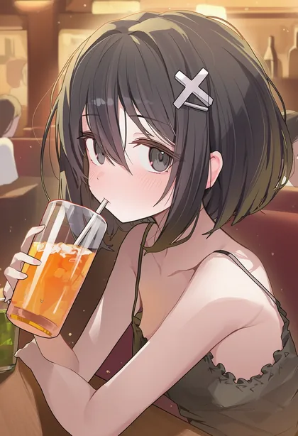 맥주를 마시는 소이
